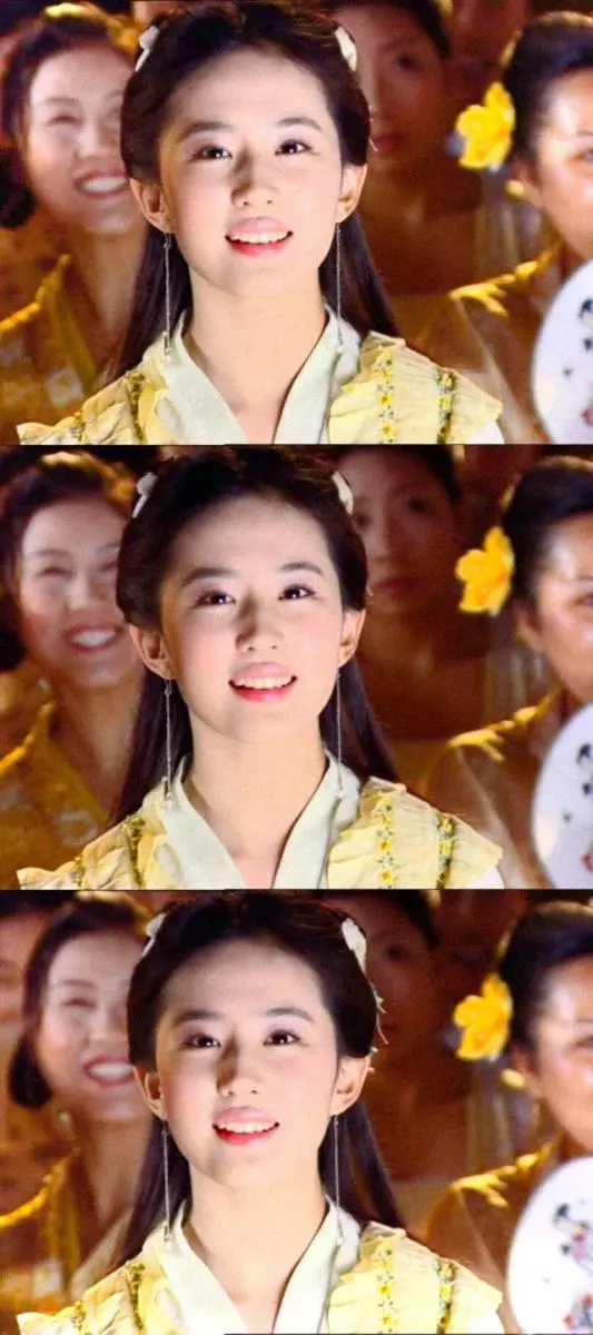 盤點女星們「黃衣古裝照」:趙麗穎甜美俏麗、劉亦菲溫婉靈動,最後一位太清純了!