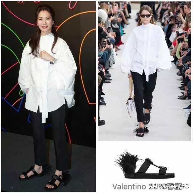 48歲袁詠儀「佛系」穿搭都美的高級,堪稱教科書時髦又氣質