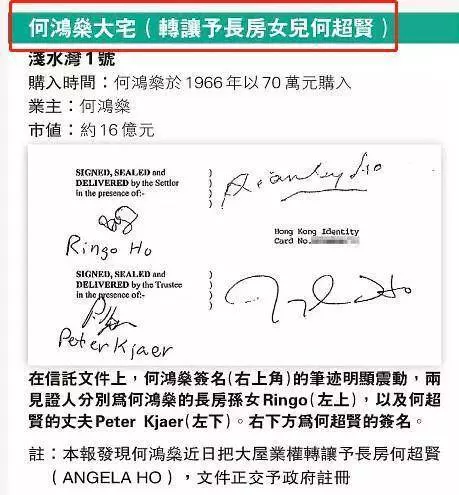 賭王妻子團豪宅:大房豪宅16億,三房僅1.6億,四房住皇宮!