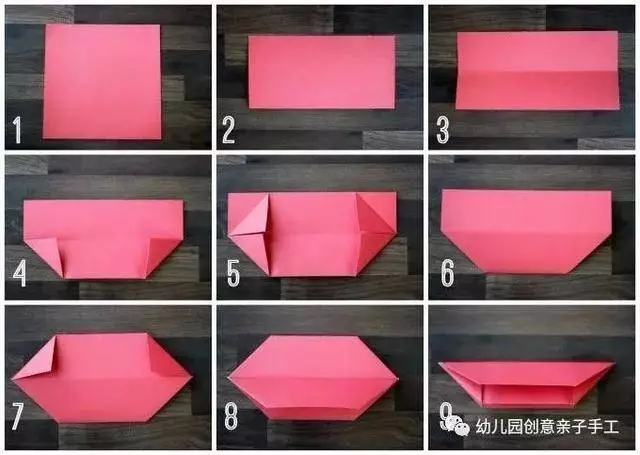 幼兒園親子手工之端午摺紙:折一紙龍舟與粽子,做節日的應景之作