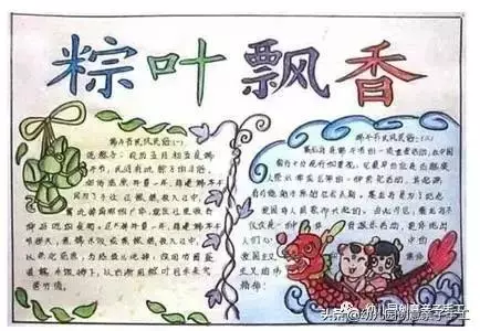 端午節手抄報與黑板報大全