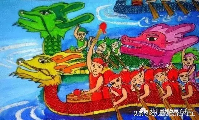 端午 | 幼兒園美術畫作,展現濃情端午節