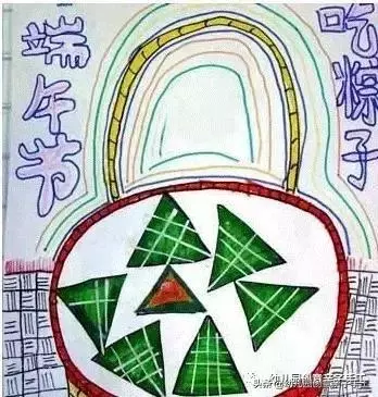 端午 | 幼兒園美術畫作,展現濃情端午節