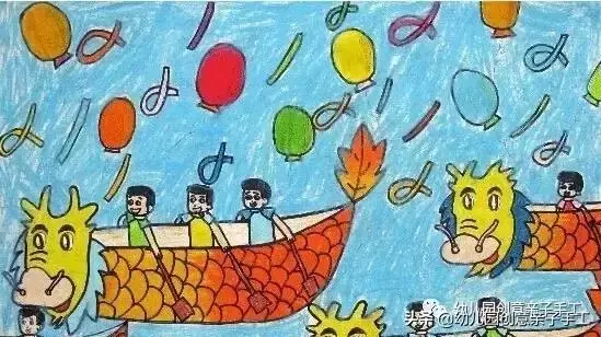 端午 | 幼兒園美術畫作,展現濃情端午節