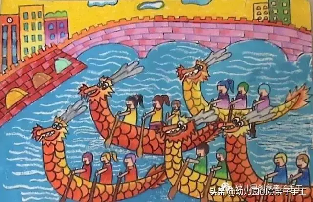 端午 | 幼兒園美術畫作,展現濃情端午節