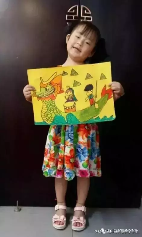 端午 | 幼兒園美術畫作,展現濃情端午節
