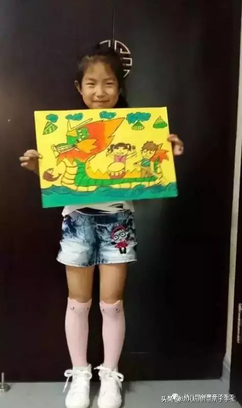 端午 | 幼兒園美術畫作,展現濃情端午節