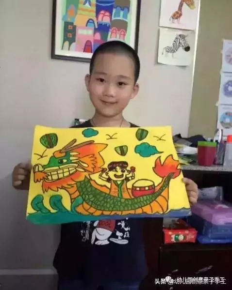 端午 | 幼兒園美術畫作,展現濃情端午節