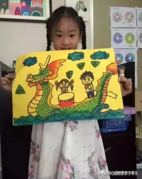 端午 | 幼兒園美術畫作,展現濃情端午節