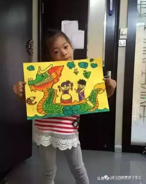 端午 | 幼兒園美術畫作,展現濃情端午節