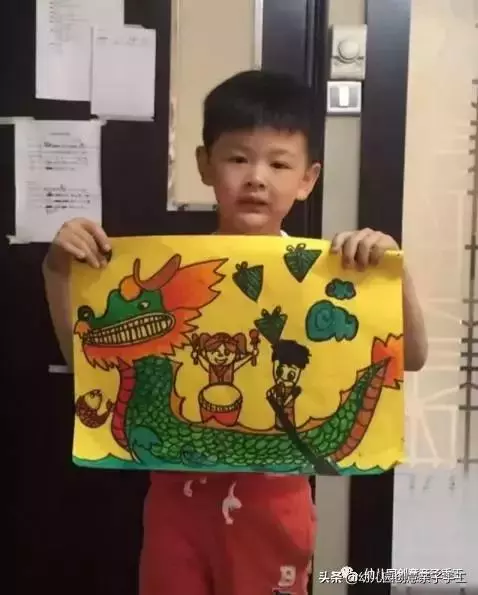 端午 | 幼兒園美術畫作,展現濃情端午節