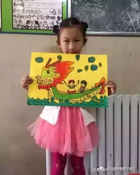 端午 | 幼兒園美術畫作,展現濃情端午節