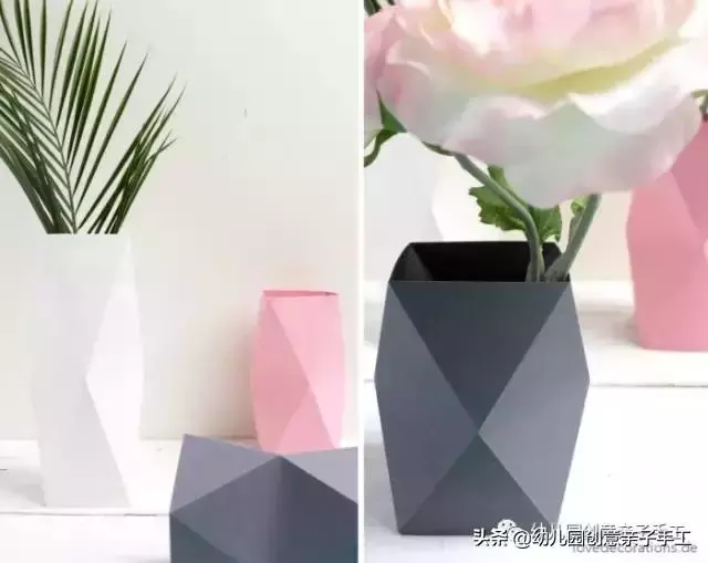 摺紙 | 各有特色的花瓶,你更喜歡哪個?
