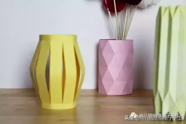 摺紙 | 各有特色的花瓶,你更喜歡哪個?