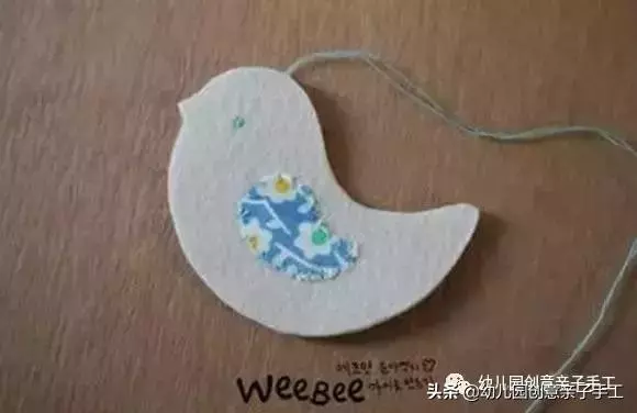 不織布 | 幼兒園手工立體鳥籠吊飾