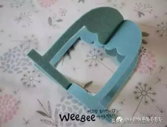 不織布 | 幼兒園手工立體鳥籠吊飾