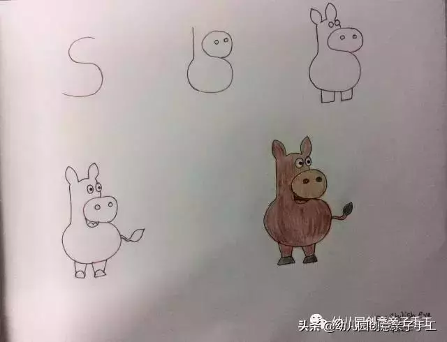 簡筆畫 | 從字母、數字變成動物，這才叫創意！