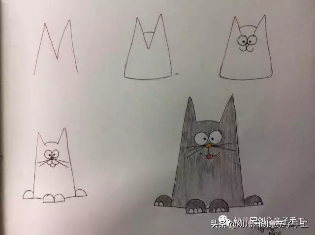 簡筆畫 | 從字母、數字變成動物，這才叫創意！