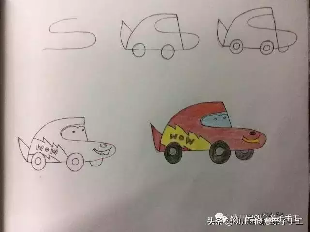 簡筆畫 | 從字母、數字變成動物，這才叫創意！