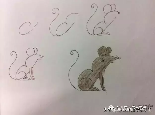 簡筆畫 | 從字母、數字變成動物，這才叫創意！