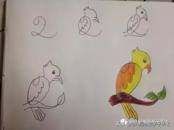 簡筆畫 | 從字母、數字變成動物，這才叫創意！