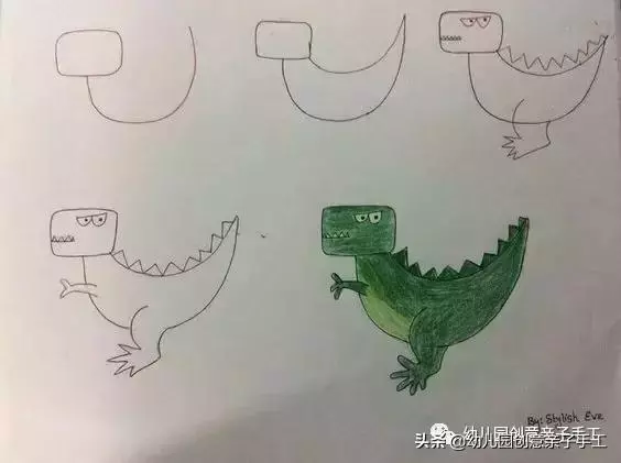 簡筆畫 | 從字母、數字變成動物，這才叫創意！