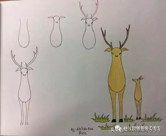 簡筆畫 | 從字母、數字變成動物，這才叫創意！