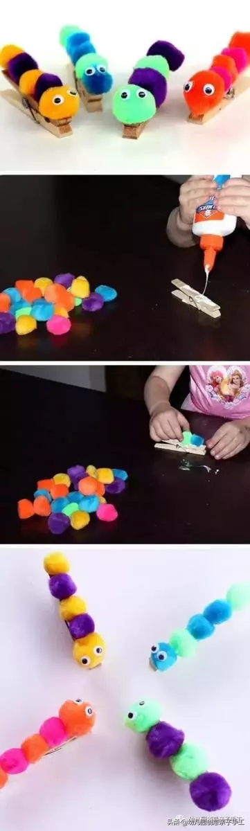 玩教具 | 幼兒園手工毛球,原來這樣玩更有趣!