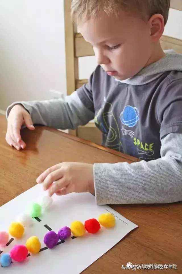 玩教具 | 幼兒園手工毛球,原來這樣玩更有趣!