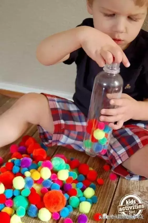 玩教具 | 幼兒園手工毛球,原來這樣玩更有趣!
