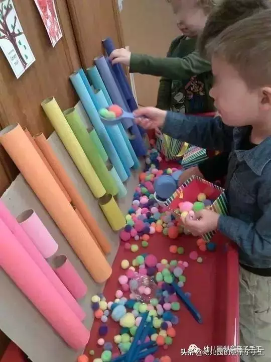 玩教具 | 幼兒園手工毛球,原來這樣玩更有趣!