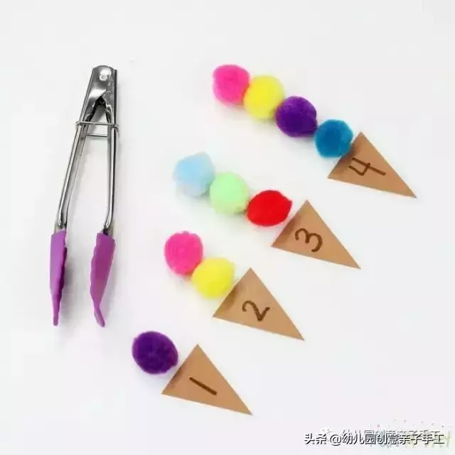 玩教具 | 幼兒園手工毛球,原來這樣玩更有趣!