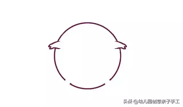 親子簡筆畫 | 可愛小豬