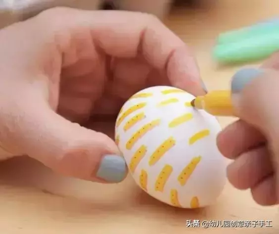 幼兒園創意手工之雞蛋繪畫玩法,太美了!