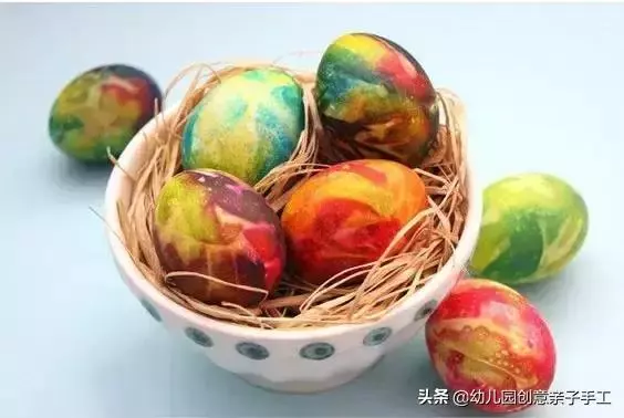 幼兒園創意手工之雞蛋繪畫玩法,太美了!