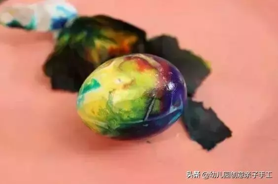 幼兒園創意手工之雞蛋繪畫玩法,太美了!