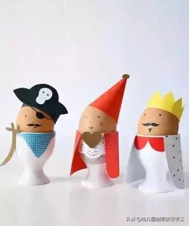 幼兒園創意手工之雞蛋繪畫玩法,太美了!
