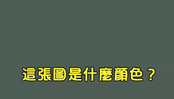 「這張圖是什麼顏色?」網絡瘋傳超神準性格測驗,一秒測出「別人眼中的你」!#3覺得是灰色的人竟然...