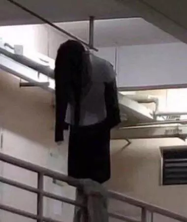 驚見長發女上吊 嚇到差點尿出來