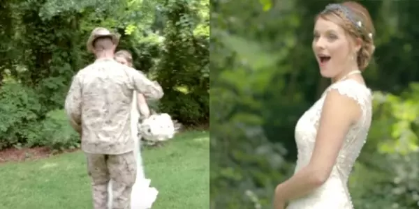 哥哥因為當兵無法出席自己的婚禮,妹妹一臉傷心!想不到婚禮當天「哥哥意外出現」而且還送上超大份的禮物,妹妹當場大哭!網讚: