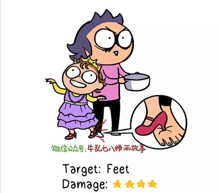 插畫家證明「爸媽是世界最危險行業」 養小孩後身上沒一塊是好的…