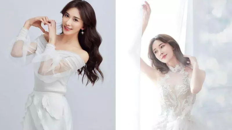 蕾絲白紗炸雪乳!林志玲婚紗照曝光 喜訊3天前就預告?