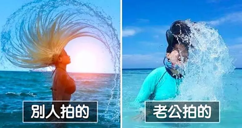 蜜月請老公拍網美「出水芙蓉照」 網看成品笑翻:這是出水哥吉拉吧!