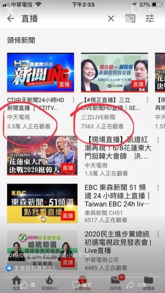 韓粉大造勢VS.蔡賴政見會 一張圖破解誰的人氣高?