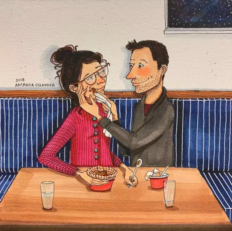 談速食愛情的不會懂 30張老夫老妻私底下的「超誠實相處插畫」