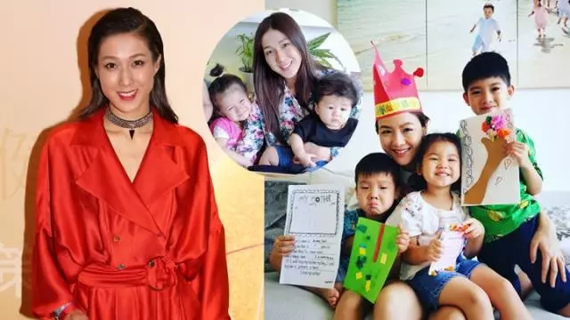 鍾嘉欣帶子女回港要父母幫忙 ,嘉欣直言一個人帶兩個小孩真得搞不掂,真羨慕好姐妹可以一拖三