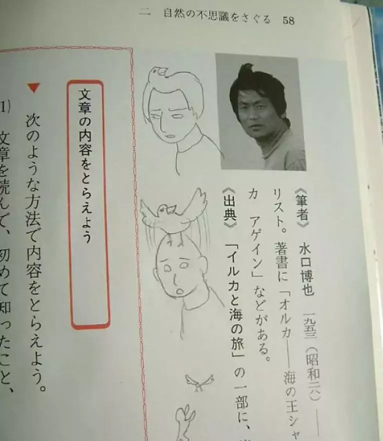 19個超厲害的「課本塗鴉,構圖和創意」!快來看看吧!