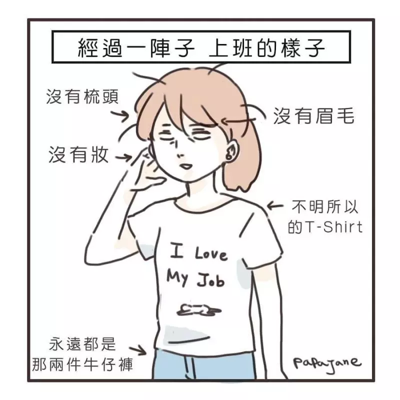 上班族的無奈誰人知?一名插畫家創作出上班族的心情!真的有同感啊!