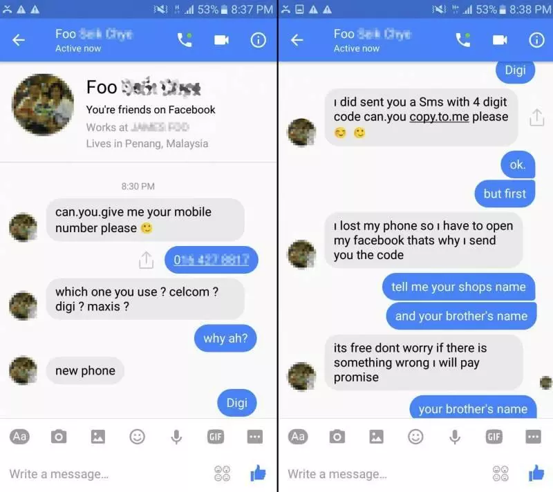 朋友在FB跟你要電話號碼,要特別警惕!已經很多人中招了!