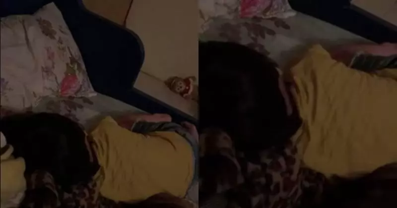 兒子睡覺發出詭異笑聲 , 媽媽上傳影片向網民求救 !